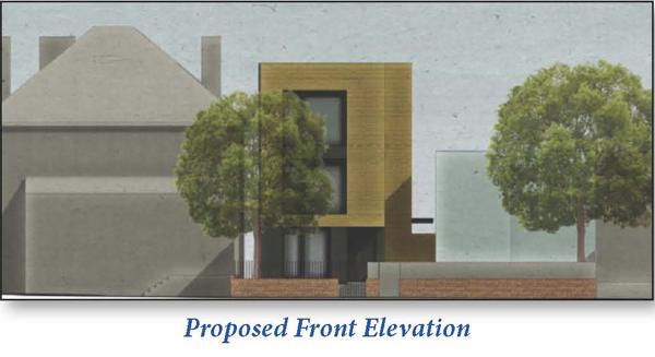 Lot: 70 - SITE WITH PLANNING FOR THREE FLATS -